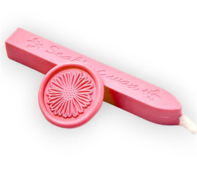 Fitilli Mühür Mumu Çubuk Kiraz Çiçeği Resmi Damga Zarf Davetiye