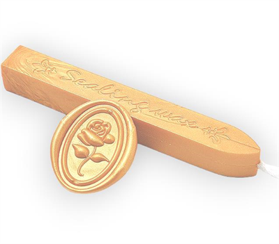 Fitilli Mühür Mumu Çubuk Saten Altın Resmi Damga Zarf Davetiye