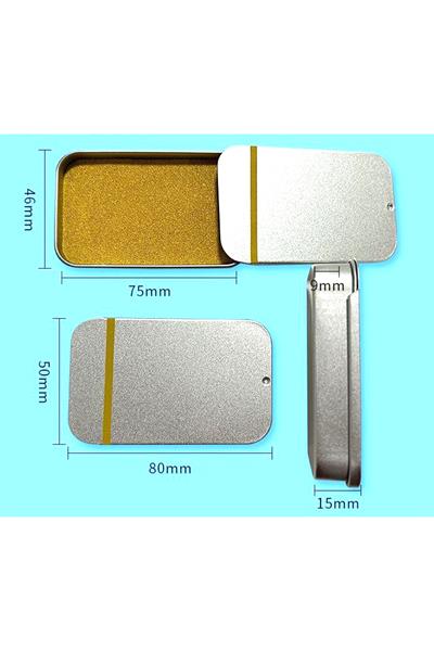 Gold Mürekkepli Baskı Pedi Istampa Ofis Boyu 75mm x 46mm  Su Bazlı  