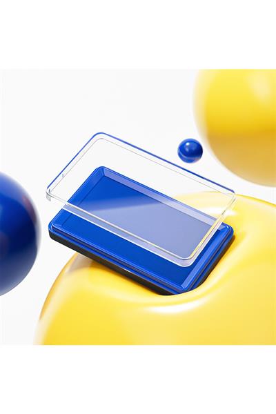 Kırmızı Mürekkepli Baskı Pedi Istampa Ofis Boyu 117 x 66mm Su Bazlı 