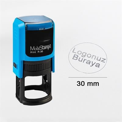 Kişiye Özel - Kitap Mühürü Kendinden Mürekkepli Otomatik Kaşe 30 mm Çap