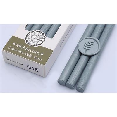 Mühür Mumu Çubuk 11mm x 120mm 10 lu Paket Model No:15 (SATEN GRİ)