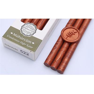 Mühür Mumu Çubuk 11mmx120mm 10 lu Paket Model: 522 BAKIR SATEN