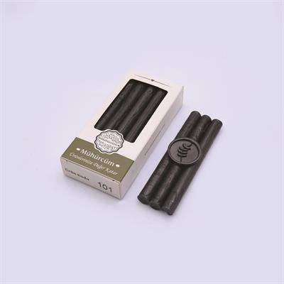 Mühür Mumu Çubuk 11mmx120mm 10 lu Paket Model: 101 KÖMÜR SİYAH