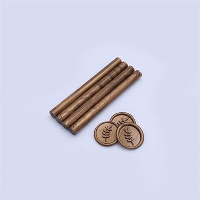 Mühür Mumu Çubuk 11mmx120mm 10lu Paket Model:545 AÇIK BRONZ ALTIN