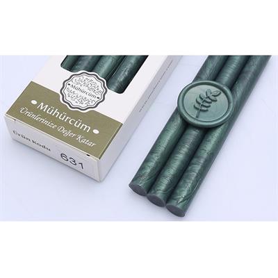 Mühür Mumu Çubuk 11mmx120mm 10lu Paket Mod: 631 GÜMÜŞ KOYU YAPRAK