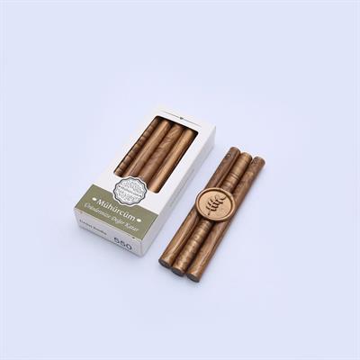 Mühür Mumu Çubuk 11mmx120mm 10lu Paket Mo:550 SATEN ALTIN KARAMEL