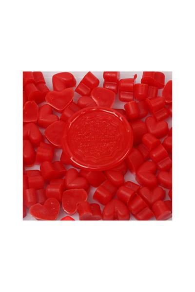 Mühür Mumu Eritme Kalp Boncuk Paket Model No: 319 BAYRAK KIRMIZI