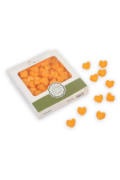 Mühür Mumu Eritme Kalp Boncuk Paket Model No: 663 SATEN PORTAKAL