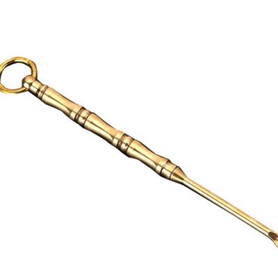 Mühür Mumu Karıştırma Çubuğu 2 Uçlu Pirinç Malzeme Taşıma Halkalı