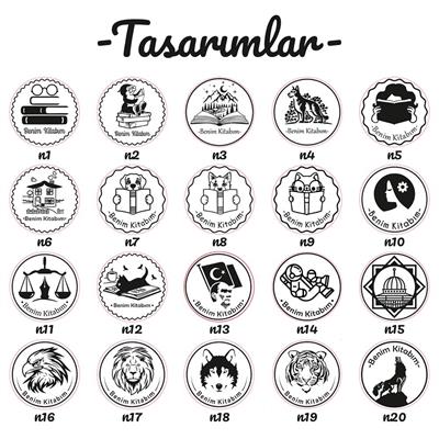 Mühür Özel Alaşım Kauçuk Kaşe Kırmızı Renk Dikdörtgen 22x12 mm