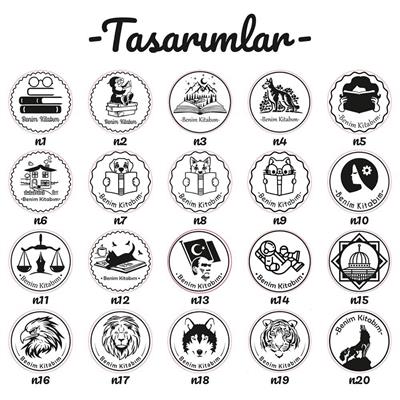 Mühür Özel Alaşım Kauçuk Kaşe Kırmızı Renk Dikdörtgen 30x12 mm