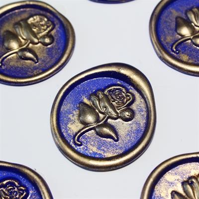 Mühürcüm Royal Buds Rosebuds 12 Adet 3D Hazır Kendinden Yapışkanlı Sticker Mühür RM2103