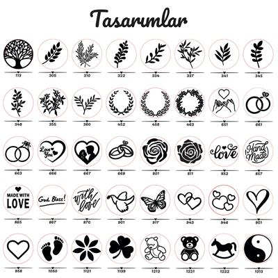 Mum Mührü Uygulama Seti Kendin Yap Metalik Mühür Seti BBS110