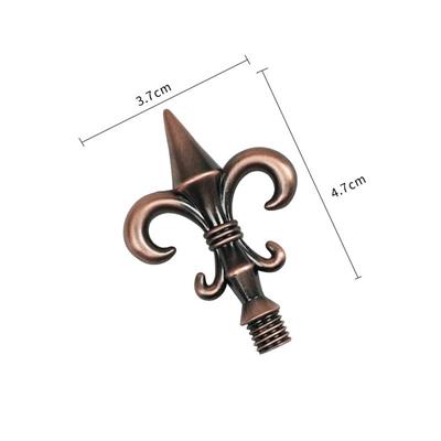 Mum Mühür Damga Kolu Döküm Metal Mühür Sapı Bakır Zambak