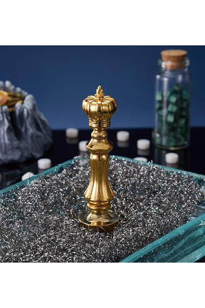Mum Mühür Damga Kolu Premium Metal Kraliyet Tacı Parlak Altın