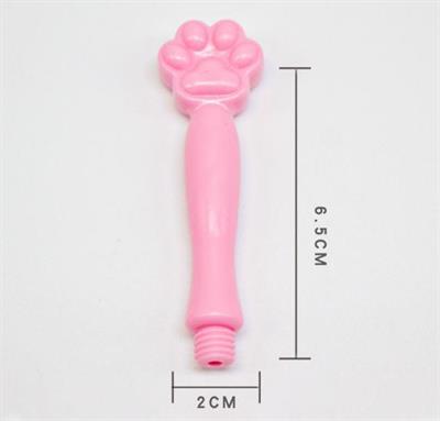 Mum Mühürü Sapı Pembe Renkli Sentetik Reçine M8 Dişli