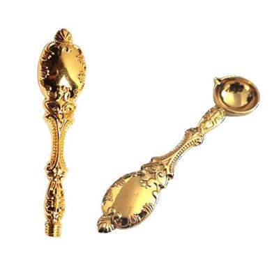 Mum Mühürü Uygulama Seti Döküm Metal Gold Renk