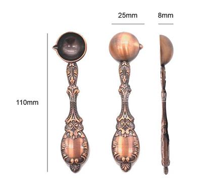 Mum Mühürü Uygulama Seti Döküm Metal Kızıl Bakır Renk