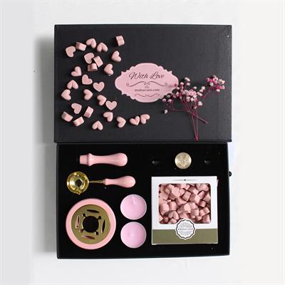 Mum Mührü Uygulama Seti Eflatun Kendin Yap Mühür Seti 6 Parça BBS101