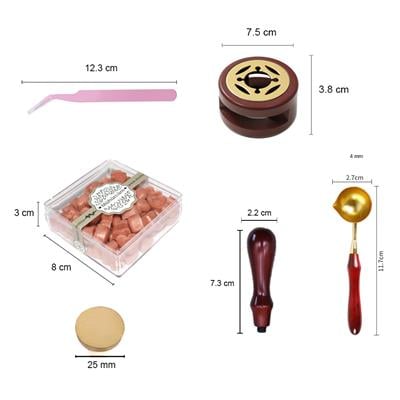 Mum Mühürü Uygulama Seti Kendin Yap Mühür Seti 6 Parça RIS102