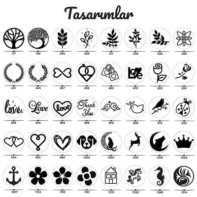 Mum Mühürü Uygulama Seti Kendin Yap Mühür Seti 6 Parça RIS102