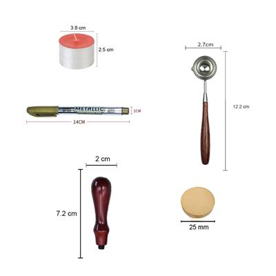 Mum Mührü Uygulama Seti Kendin Yap Mühür Seti 4 Parça RKK101