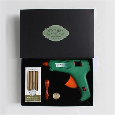 Mum Mührü Uygulama Seti Kendin Yap Silikon Tabancalı Mühür Seti 4 Parça TKY100