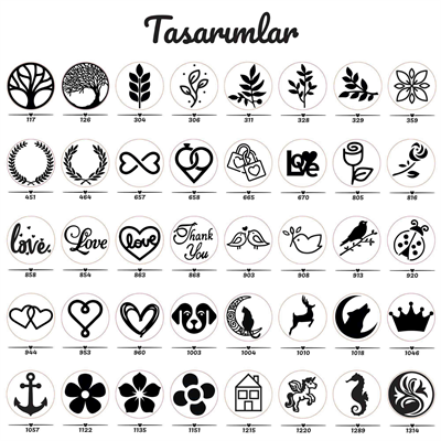 Parlak Altın Hazır Mühür Premium Bantsız