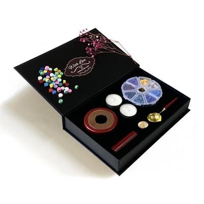 Sanat Temalı Mum Mührü Seti Kırmızı