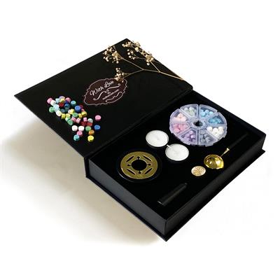 Sanat Temalı Mum Mührü Seti Siyah 2