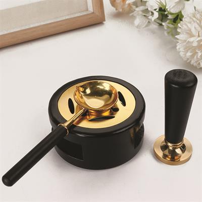 Sanat Temalı Mum Mührü Seti Siyah 2