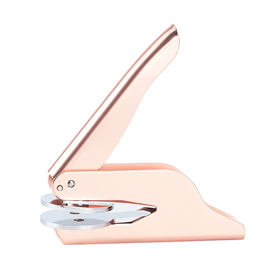 Soğuk Damga Kabartma Kitap Mührü Metalik Rosegold Boya Özel Seri