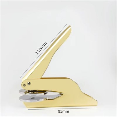 Soğuk Damga Kabartma Kitap Mührü Metalik Gold Boya Özel Seri