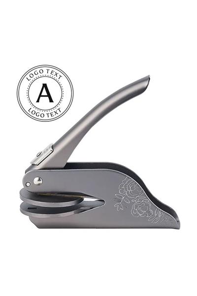 Soğuk Mühür Kabartma Damga Çelik Baskı Presi Desenli Antrasit