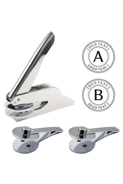 Soğuk Mühür Kabartma Damga Çelik Baskı Presi 2 Değişken Başlıklı