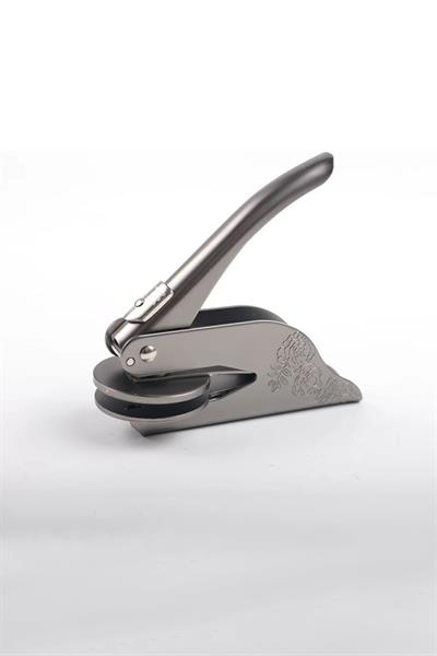 Soğuk Mühür Kabartma Damga Çelik Baskı Presi Desenli Antrasit