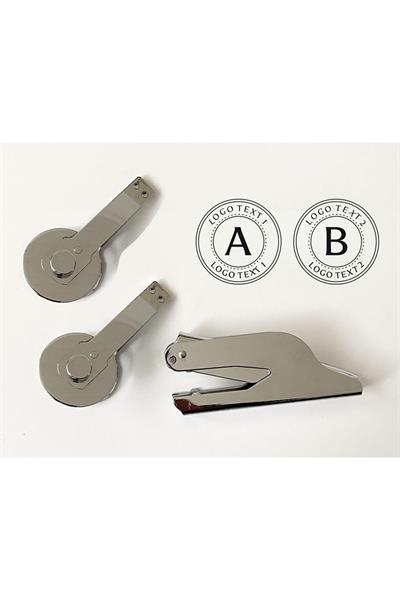 Soğuk Mühür Kabartma Damga Çelik Baskı Presi 2 Değişken Başlıklı