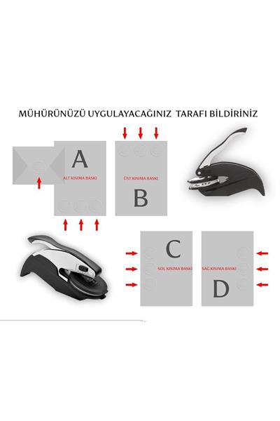 Soğuk Mühür Kabartma Damga Portatif Masa Tipi Baskı Makinesi 52mm