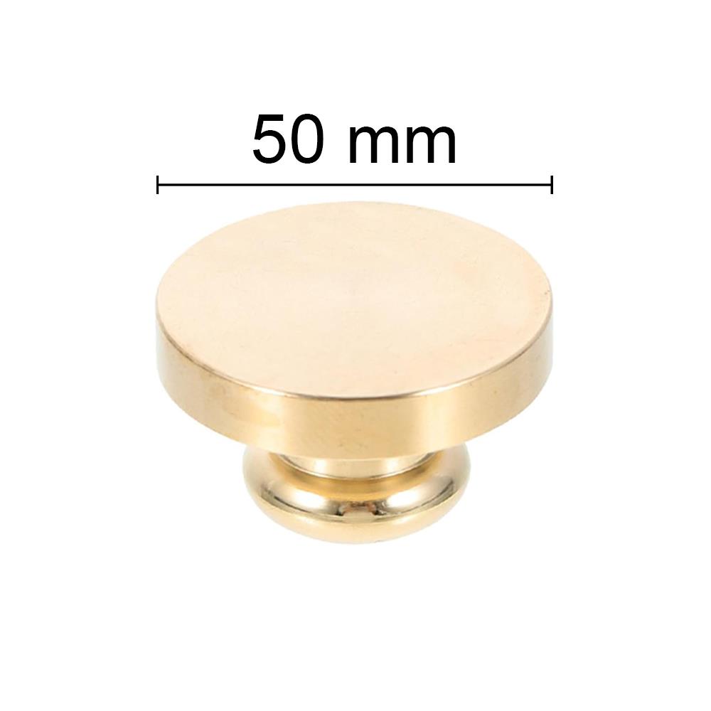 Boş Mum Mühür Pirinç Damga Başlığı Yuvarlak 50 mm
