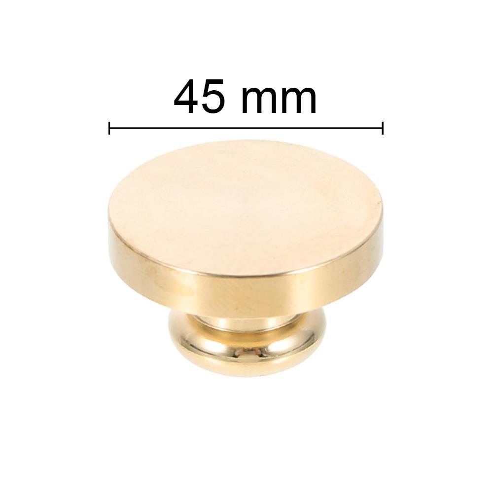Boş Mum Mühür Pirinç Damga Başlığı Yuvarlak 45 mm