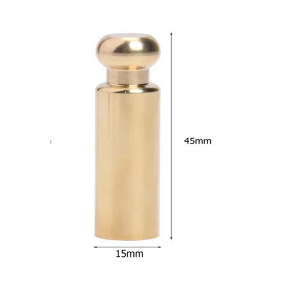 Boş Mum Mühürü Pirinç Silindir Sütun Damga 15x45 mm