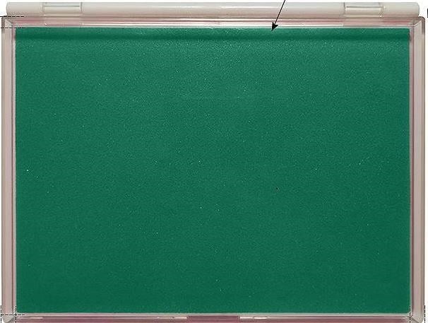 Büyük Boy Yeşil Istampa 165*127mm Su Bazlı Mürekkep Baskı Pedi