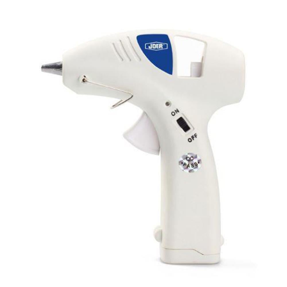 JOER 10W 7mm Seyyar Pilli Sıcak Tutkal Tabanca Damla Önleyici Uç