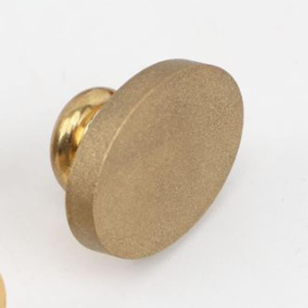 Mühür Mumu Damga Kumlu Oval Boş Pirinç Kafa + Ahşap Sap