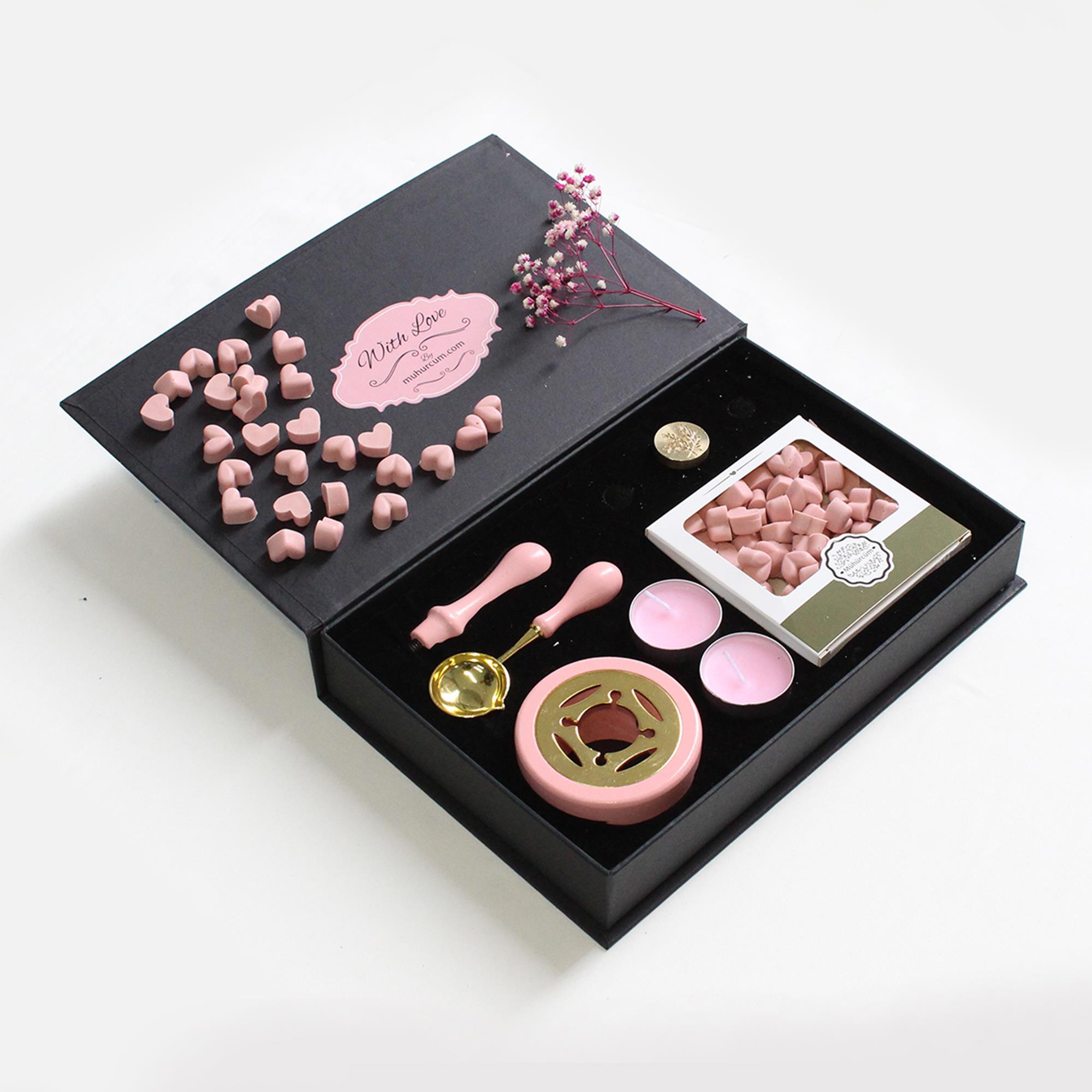 Mum Mühürü Uygulama Seti Eflatun Kendin Yap Mühür Seti 6 Parça BBS101