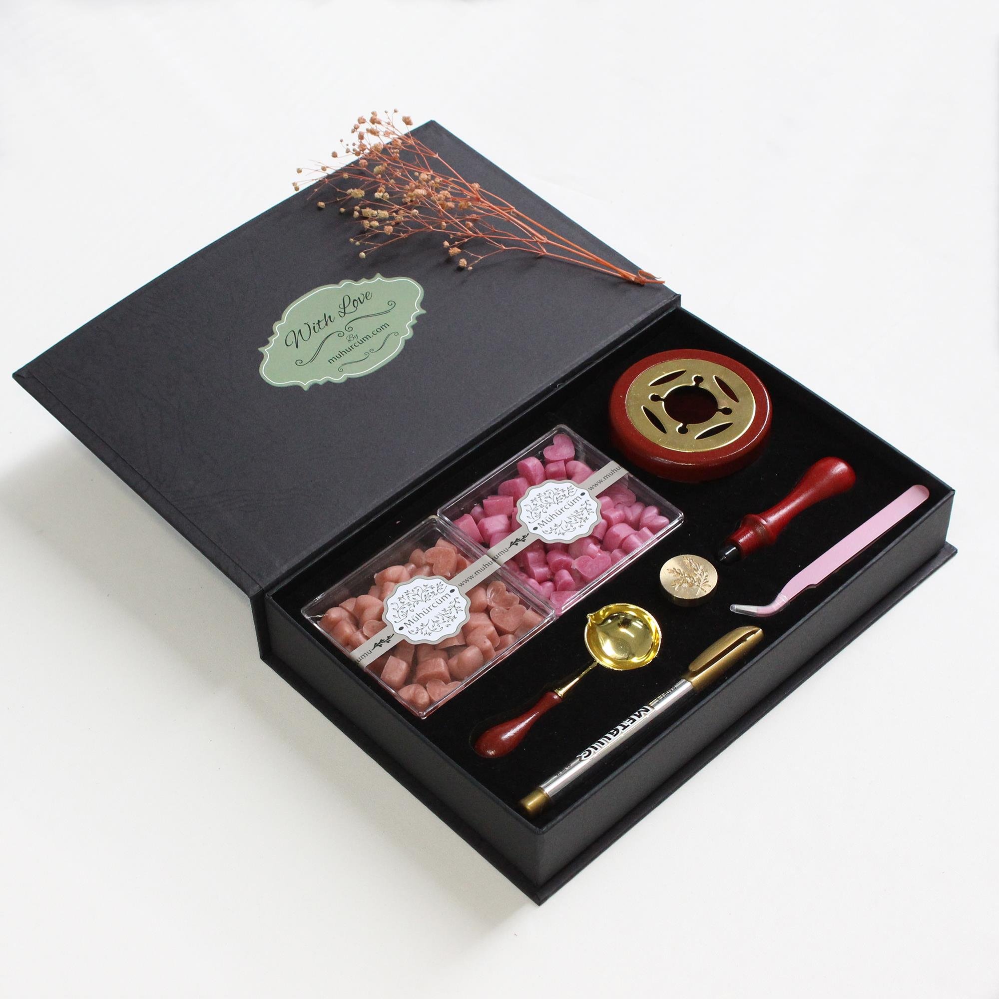 Mum Mühürü Uygulama Seti Kendin Yap Mühür Seti 8 Parça RIS102