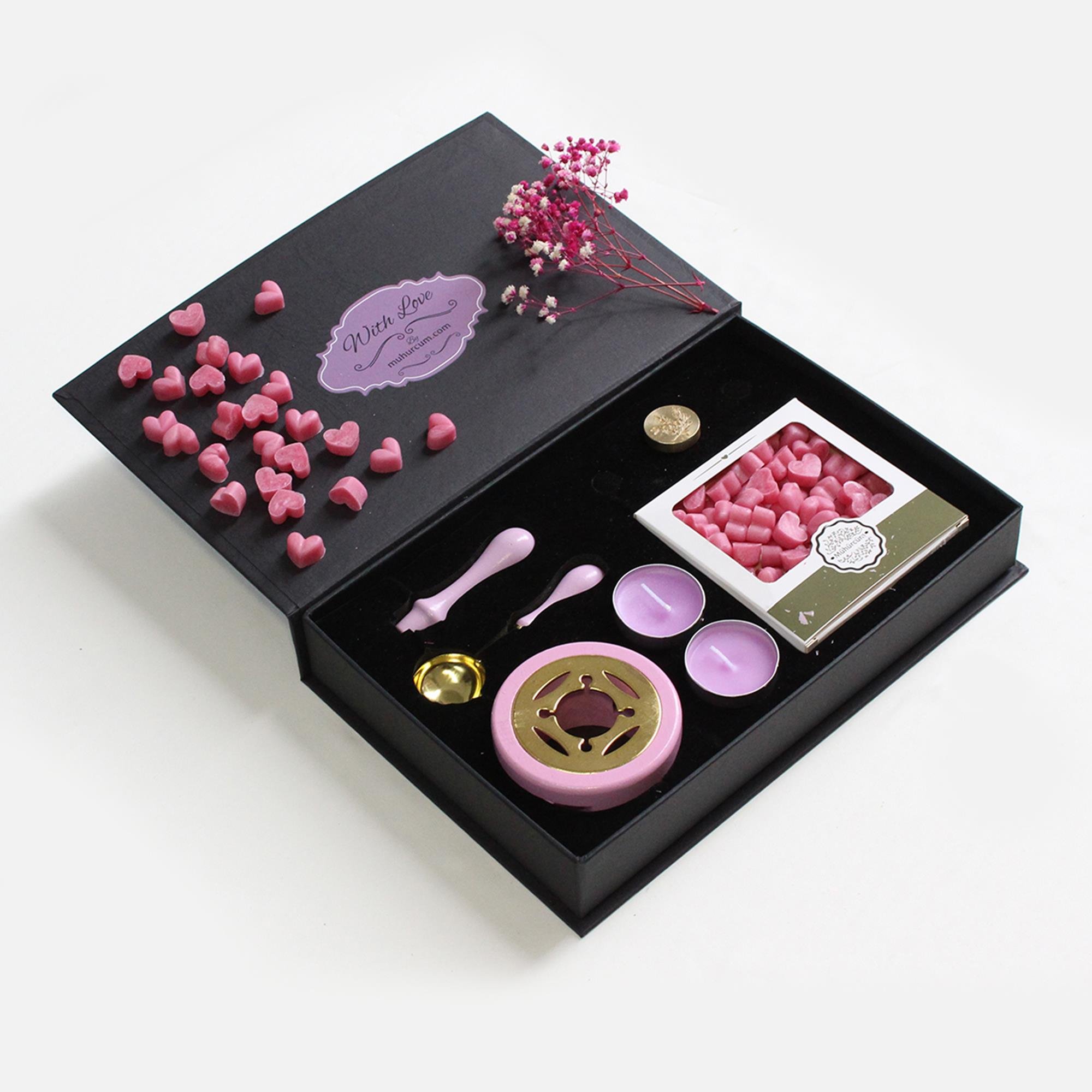 Mum Mühürü Uygulama Seti Lila Kendin Yap Mühür Seti 6 Parça BBS103