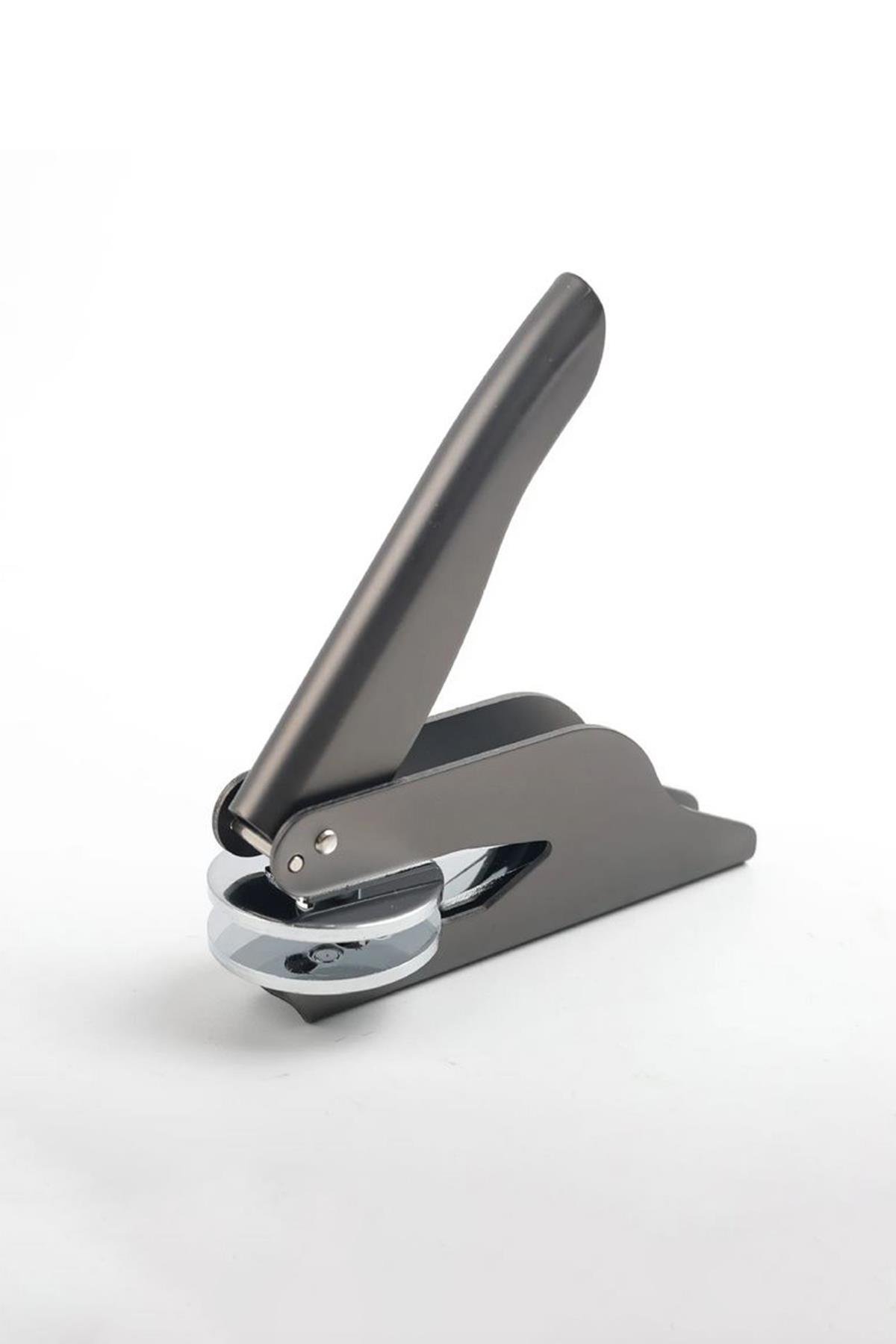 Soğuk Mühür Kabartma Damga Çelik Baskı Presi Gun Black Antrasit