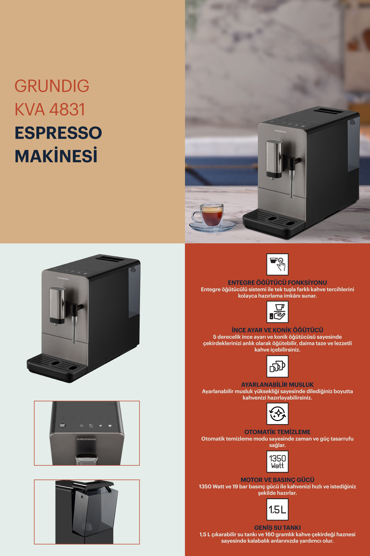 Kva 4831 Espresso Makinesi Onepager R1 T Kktc - Online Alışveriş Bi Sipariş